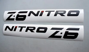 Nitro Z6 Fishing Boats Replacement Decals SET OF 2 Vinyl Decal Stickers - Foto 1 di 2