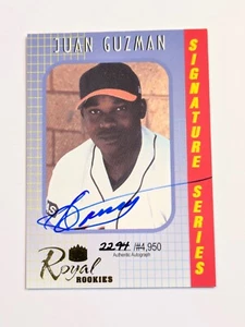 2000 Royal Rookies Signature Series Juan Guzman Autograph /4950 c4 - Bild 1 von 2