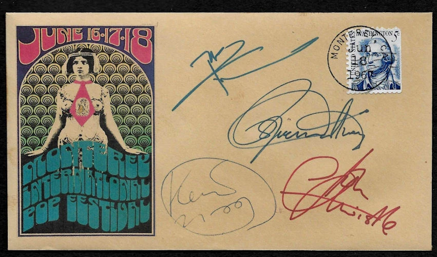 1967 The Who Monterey Pop Festival Featured on Collector's Envelope *OP1261 - Image 1 of 1