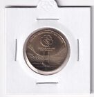 AUSTRALIAN: 2024 $1 NRL RUGBY MANLY SEA EAGLES UNC COIN IN 2X2 HOLDER ,