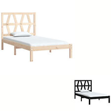 Solid Wood Pine Bed Frame Bed Bedstead Furniture Multi Sizes/Colours vidaXL