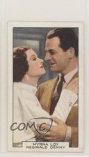 1935 Gallaher Film Partners Tobacco Myrna Loy Reginald Denny #22 d1s