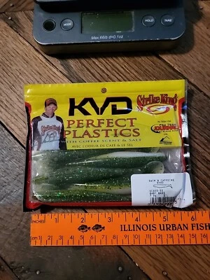 Strike King KVD PLÁSTICO SWIMBAIT SHAD BABY BASS 5" - Paquete de 7 Foto 1 de 4