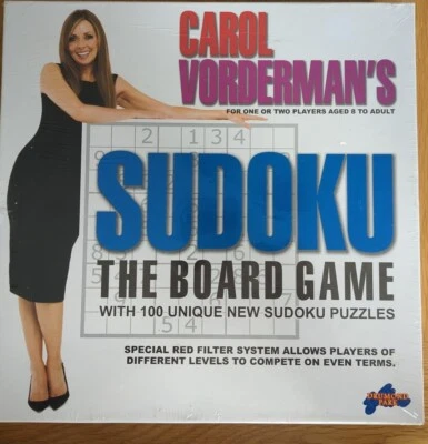 NEW sealed sudoku the board game carol vorderman's puzzles - Image 1 of 2