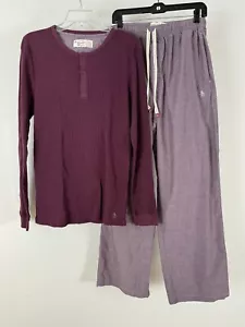 Original Penguin 2 PC Lounge Pajama Set Men’s Medium Long Sleeve Tee Pants - Picture 1 of 12
