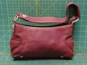 Pink Genuine Leather Michael Kors Purse Handbag Shoulder Bag Silvertone Hardware - Picture 1 of 4