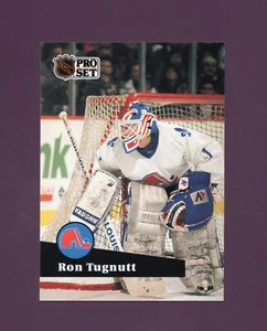1991 Pro Set Ron Tugnutt #202 French Set - Quebec Nordiques - Picture 1 of 2