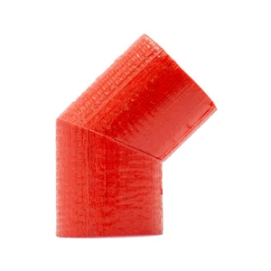 Isolierguru 45° Bogen aus Kaifoam Rot PE Formteil Rohrisolierung Dämmung - Bild 1 von 5