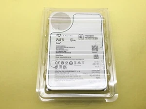 Seagate Exos 24TB 7.2K RPM SATA 6Gb/s 512MB 3.5in HDD ST24000NM000C NEW - Picture 1 of 3