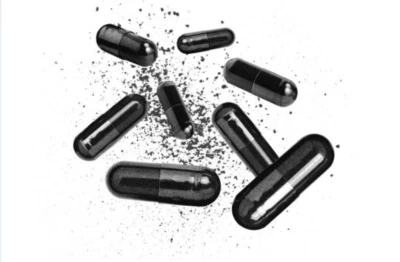 Activated Charcoal Capsules 500mg | 60 CT | Vegan Natural Detox & Digestive Aid - Image 1 of 4