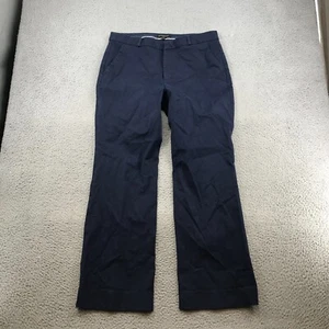 Banana Republic Logan Pants Womens 14 Blue Straight Leg 61028 - Picture 1 of 12