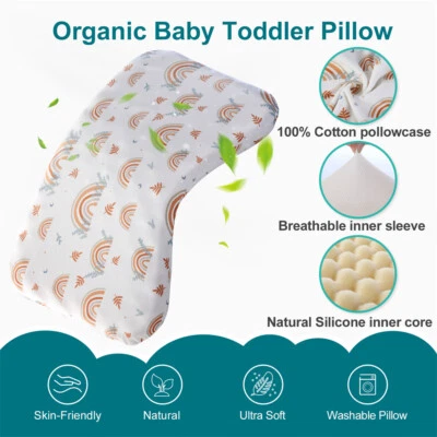 Almohada suave para niños pequeños Willai para niños adolescentes extraíble lavable a máquina almohada para niños Foto 1 de 4