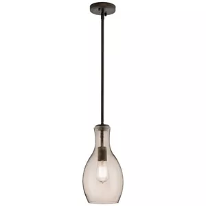 Kichler Everly Pendant 1Lt, Olde Bronze, Light Champagne - 42456OZCP - Picture 1 of 1