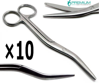 10× Universal Curved Scissors 6" Embroidery Tailor Dressmaking Surgical Tools - Image 1 of 4