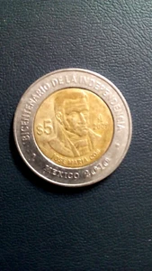 MEXIKO 5 Pesos 2009 Jose Maria Cos - Bild 1 von 2