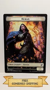 Human Token / Spirit Token - Commander 2019 - MtG - Picture 1 of 3