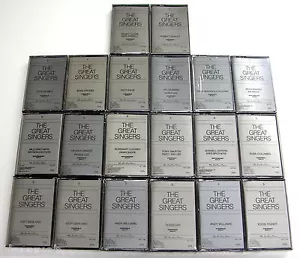 MEGA RARE - NEW FACTORY SEALED THE GREAT SINGERS BY EASTON PRESS (20 CASSETTES) - Picture 1 of 4
