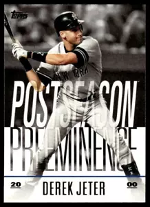 2018 Topps Update Derek Jeter #PO-4 Postseason Preeminence New York Yankees - Picture 1 of 2