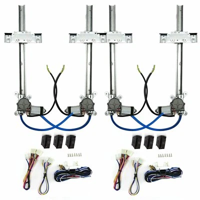 36-50 Cadillac Power Window Kit 7 switches Hot Rod Street Rod four door glass - Image 1 of 4