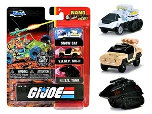 JADA NANO Hollywood Rides GI JOE (NV18) Snow Cat and VAMP MK-II & H.I.S.S. Tank - Picture 1 of 3