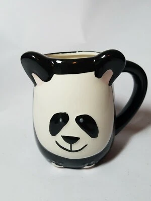 TAG 3D Oso Panda Pintado a Mano Grandes Detalles Loza Esmaltada 12 OZ Taza/Taza Foto 1 de 4