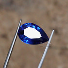 Neelam Stone 9.10 Blue Sapphire Stone Original With Certified Pear Cut
