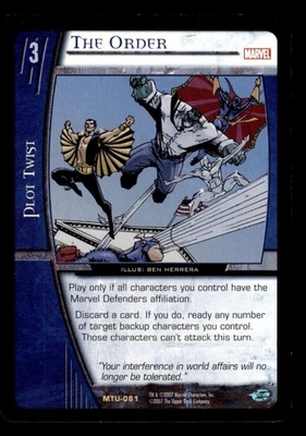The Order MTU-081 Marvel Team Up VS System 2004 TCG CCG - Image 1 of 2