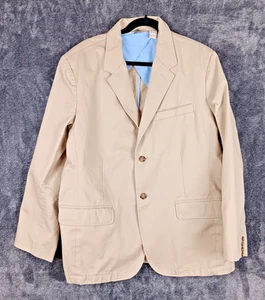 Vintage LL Bean Herren Khaki Baumwolle Zwei Knopf Blazer Sport Mantel 44R - Bild 1 von 9