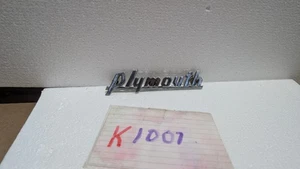 1940 PLYMOUTH ORIGINAL HOOD EMBLEM - Picture 1 of 11