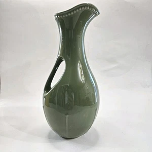 Pavillion Princess House Exclusive Del Mar Olive Green Ceramic Beverage Pitcher - Picture 1 of 8