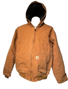 Carhartt Giacca Uomo Tg 2XL Isolata Attiva Marrone Anatra Lavato 104050 BRN - Foto 1 di 17