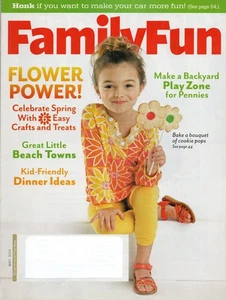FAMILY FUN Magazine May 2012 Bake a Bouquet of Cookie Pops - Crafts & Treats - Picture 1 of 3