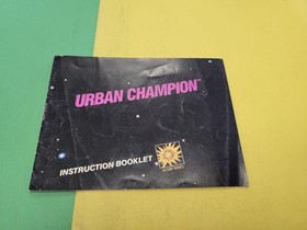 Urban Champion - Nintendo NES Manual Instruction Booklet