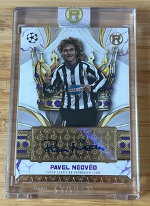 2024-25 Topps Reverence Pavel Nedved Purple Crowned Legend Auto /50 - Bild 1 von 4