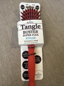 Spazzola per capelli KareCo Tangle Buster Super Flex districante ~NUOVA~ qualità professionale - Foto 1 di 2