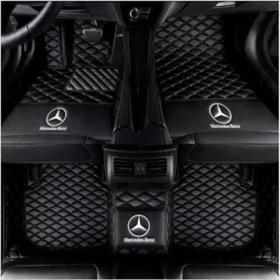 For Mercedes-Benz 1998-2025 Front&Rear Luxury Waterproof Carpets Car Floor Mats - Image 1 of 4
