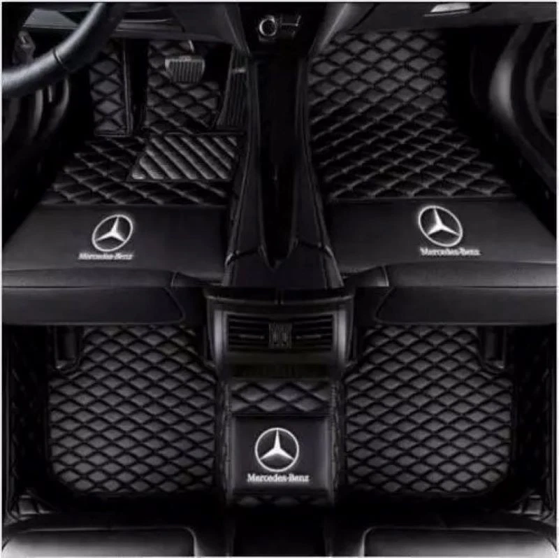For Mercedes-Benz 1998-2025 Front&Rear Luxury Waterproof Carpets Car Floor Mats - Image 1 of 4