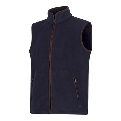Chaleco polar Hoggs of Fife Woodhall azul marino 320 gsm peso 100 % poliéster antipíldora Foto 1 de 4