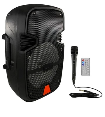 Speaker Cassa Bluetooth Altoparlante Portatile 200W Microfono Telecomando LED - Immagine 1 di 4