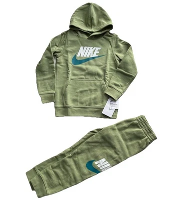 Nike Club Fleece Hoodie And Jogger 2Pc Set Unisex Size 6 New With Tags Alligator - Image 1 of 4