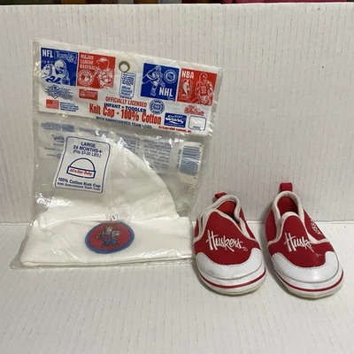 Nebraska Huskers Sombrero Rojo Zapatos Infantil Bebé Talla Grande y 4 NCAA Fútbol Foto 1 de 4