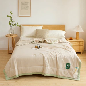 Antibacterial Raw Cotton Washable Summer Cool Quilt - Picture 1 of 13