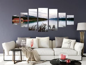 3D River Sky View 72 Unframed Print Wall Paper Decal Wall Deco Indoor AJ Jenny - Foto 1 di 6
