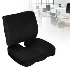 Sciatica Relief,Coccyx Tailbone Hip Memory Foam Seat Cushion for Back Support