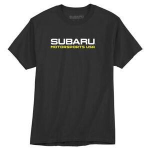 Subaru Official Motorsports USA Logo Fan Tee T Shirt Wrx Sti Impreza Outback