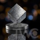 Pièce d'argent 5 Cedis Ghana 2022 finition ancienne cube météorite Aletai 2 oz finition