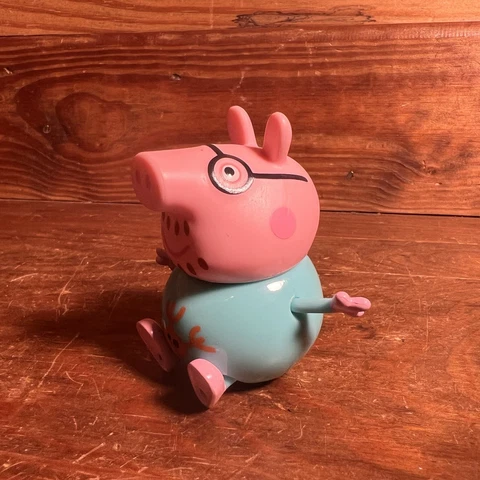 Jazwares Peppa Pig Daddy Mr. Pig 2003 3" Action Figure Father Dad Cover