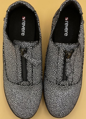 Mocassino Revere Jordan in pelle lavaggio oro taglia 9