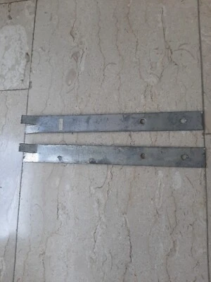 2er Set Erdanker Bodenanker flach 300mm Spielturm Schaukel Gartenhaus Flacheisen - Bild 1 von 4