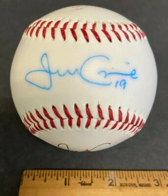 1996 JEFF CONINE ALL STAR GOLF CLASSIC HAND SIGNED BASEBALL W/COA (MS) 91021 - Image 1 of 4